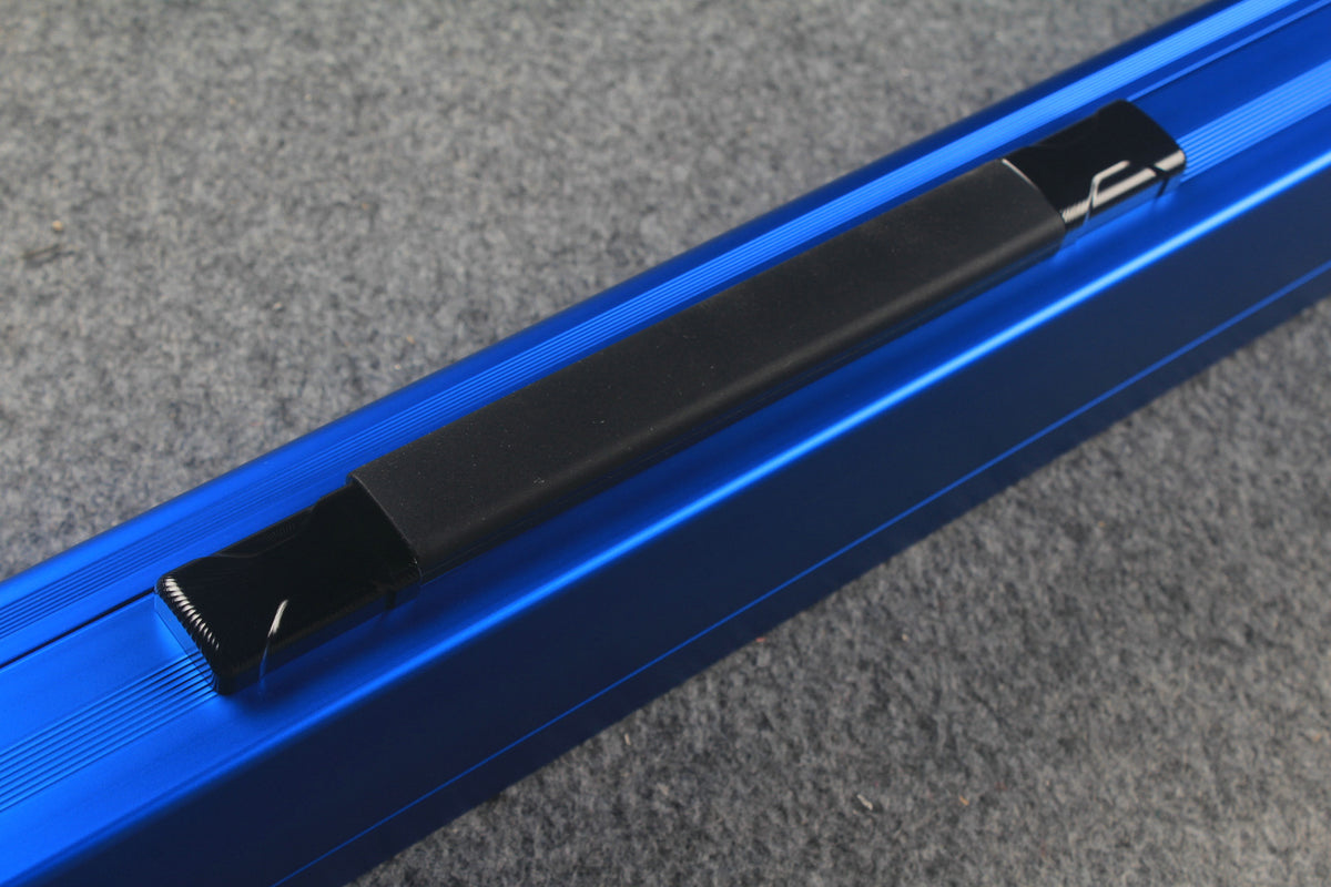 3/4 Premium Aluminium Snooker Cue Case – 2 Slots, Adjustable 120.5/124.8cm Interior