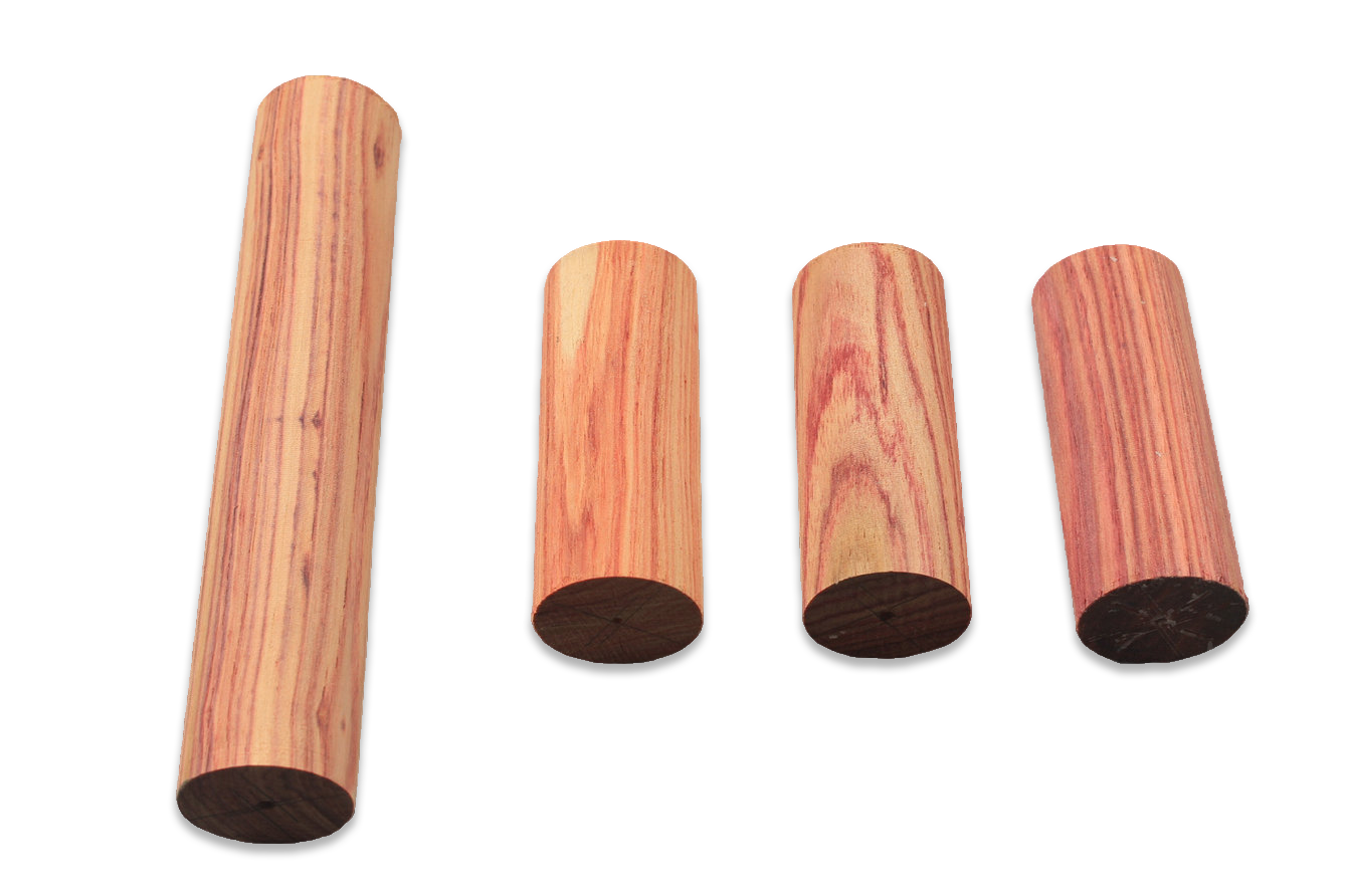 Tulipwood Blanks for Mini Butt Crafting - Raw & Custom Processed Options