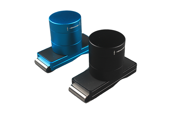 Twist-Rise Magnetic Chalk Holder | CNC Aluminum | Snooker & Pool