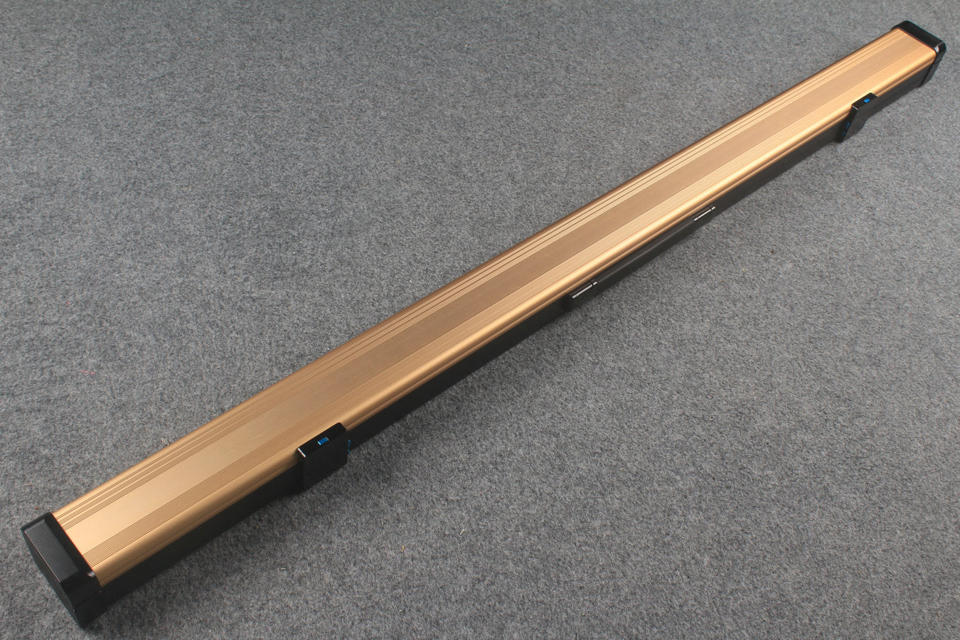 3/4 Premium Aluminium Snooker Cue Case – 2 Slots, Adjustable 120.5/124.8cm Interior