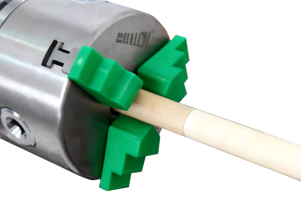 Universal chuck rubber sleeve for cue repair lathe WOODS CUES