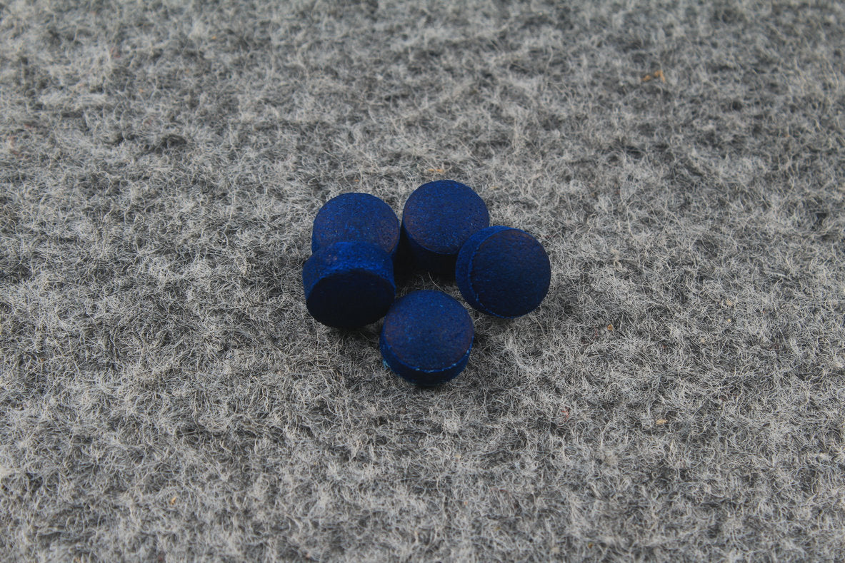 BRUNSWICK Unpressed blue diamond tips 11 mm WOODS CUES