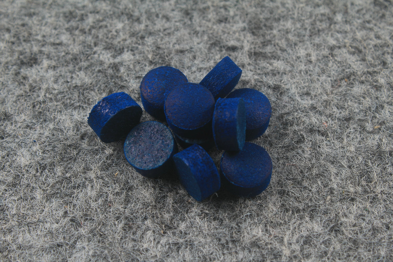 BRUNSWICK Unpressed blue diamond tips 11 mm WOODS CUES
