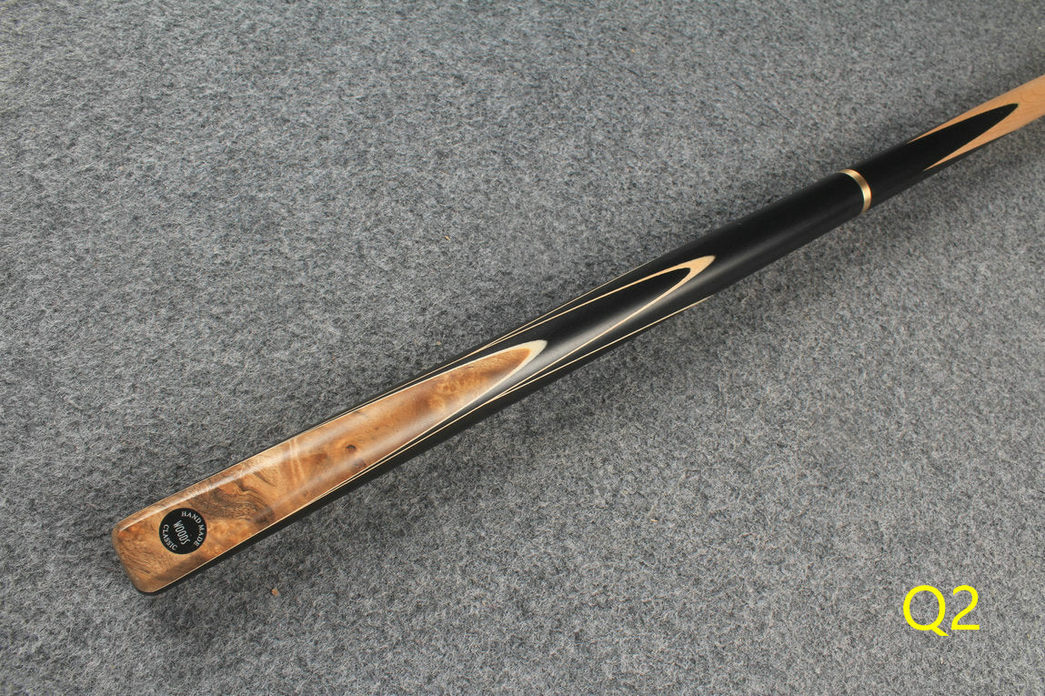 3/4 maple snooker cue 9.5 mm