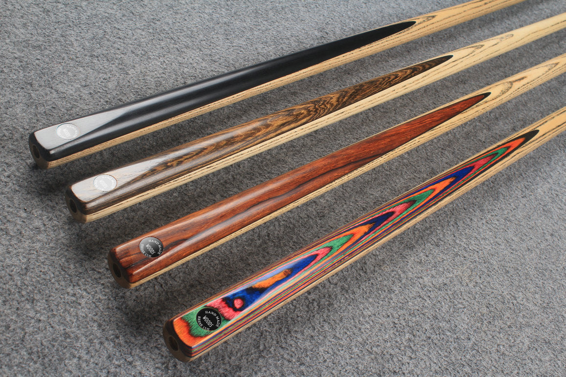 1 piece ash english 8 ball pool break cue WOODS CUES