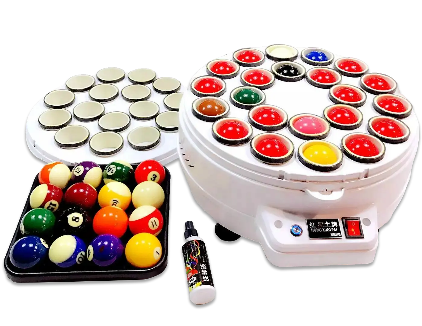 automatic billiard balls washing machine / ball cleaner free shipping