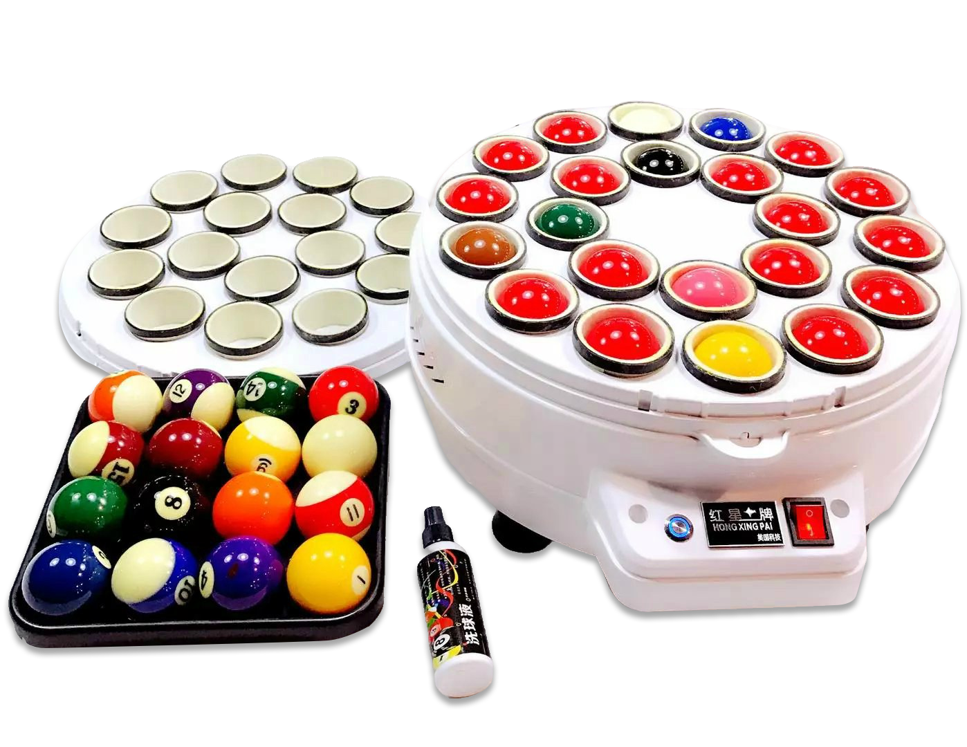 automatic billiard balls washing machine / ball cleaner free shipping
