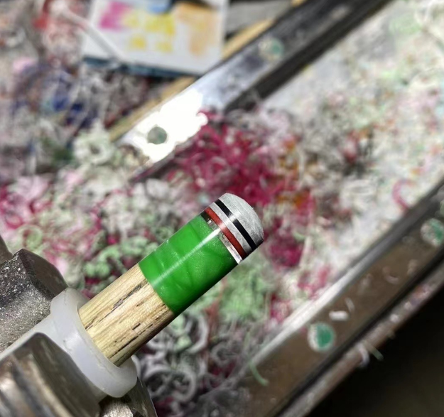 Colorful Ferrule Juma Zuma Dragon scale Carom Billiard Pool Cue 14 X25mm WOODS CUES