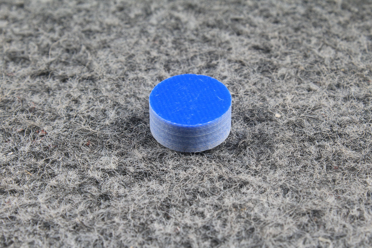 blue black white tip WOODS CUES