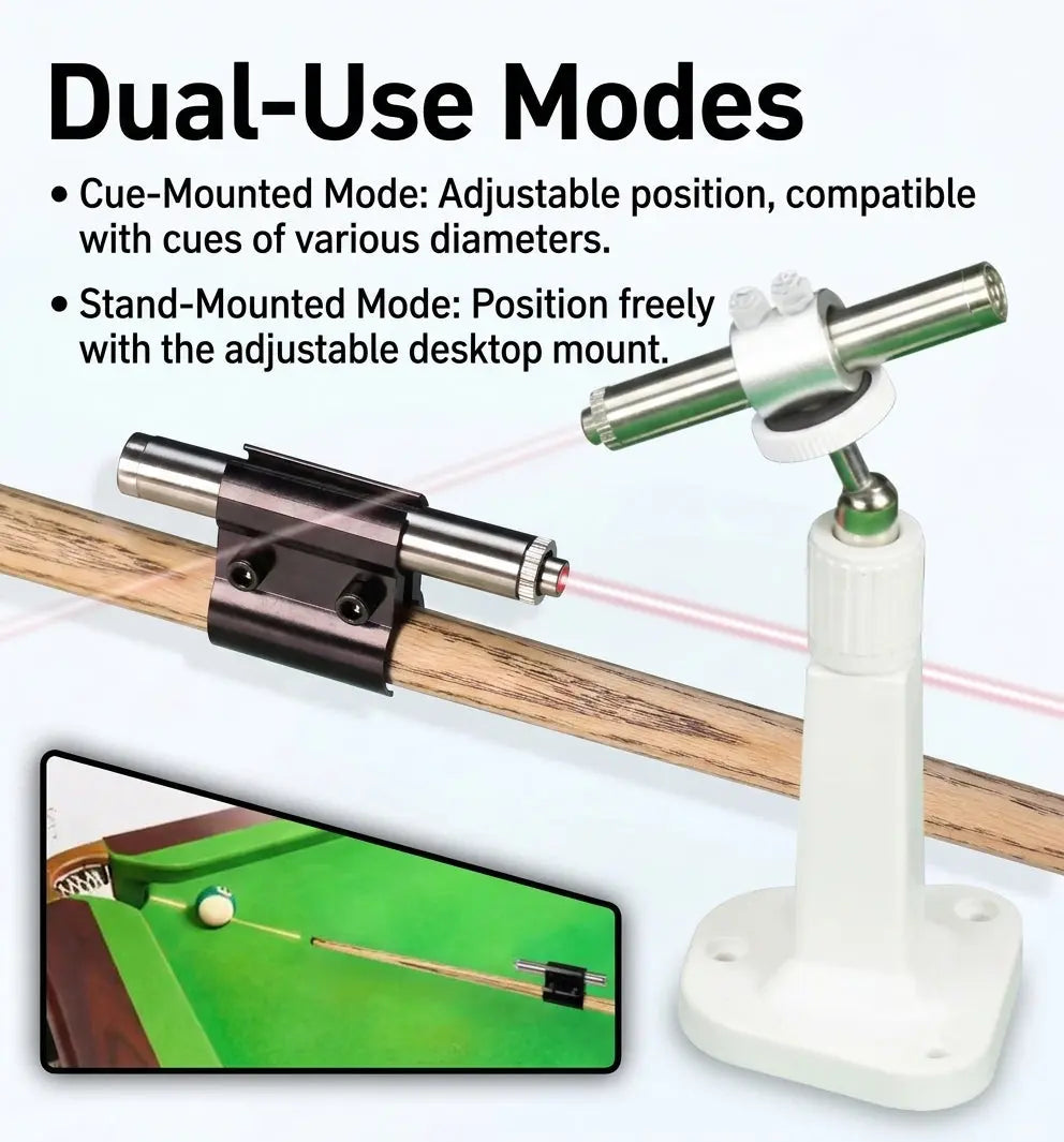billiard laser sight device billiard training equipment WOODS CUES