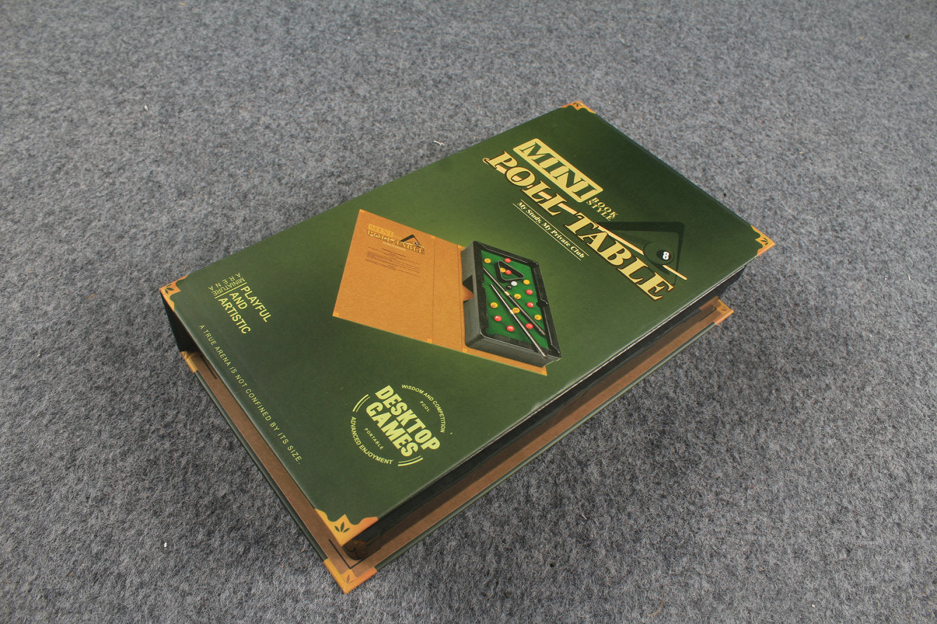 Mini Pool Table Gift Box Set – Tabletop Billiards Game