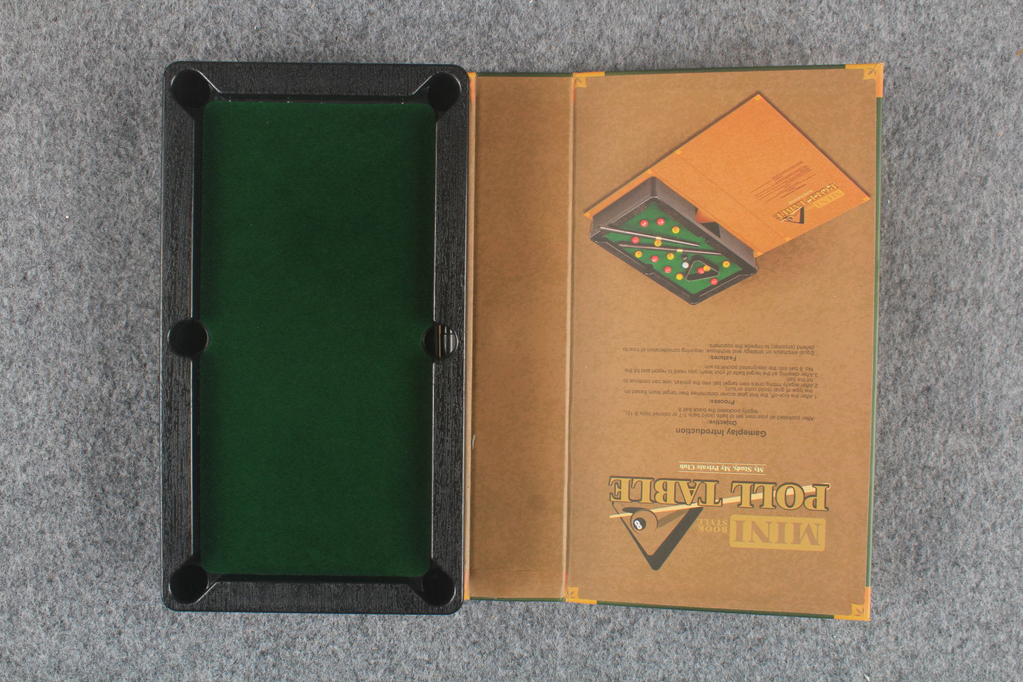 Mini Pool Table Gift Box Set – Tabletop Billiards Game