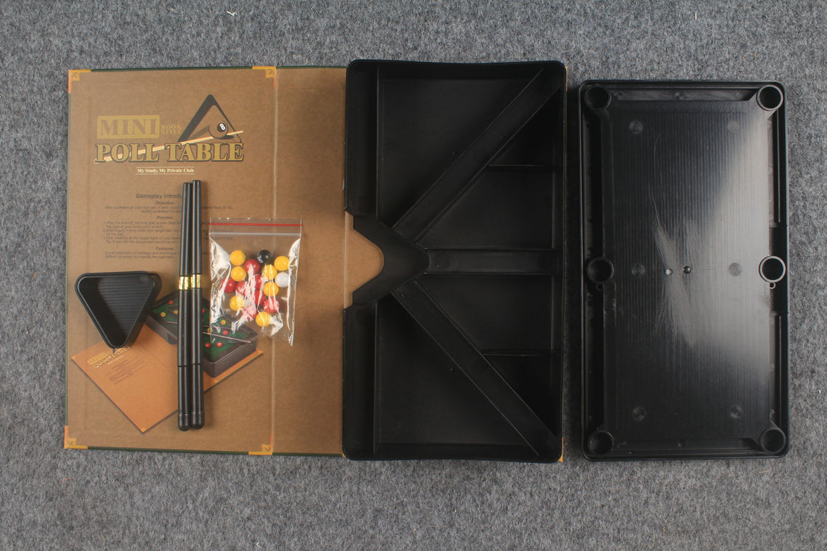 Mini Pool Table Gift Box Set – Tabletop Billiards Game