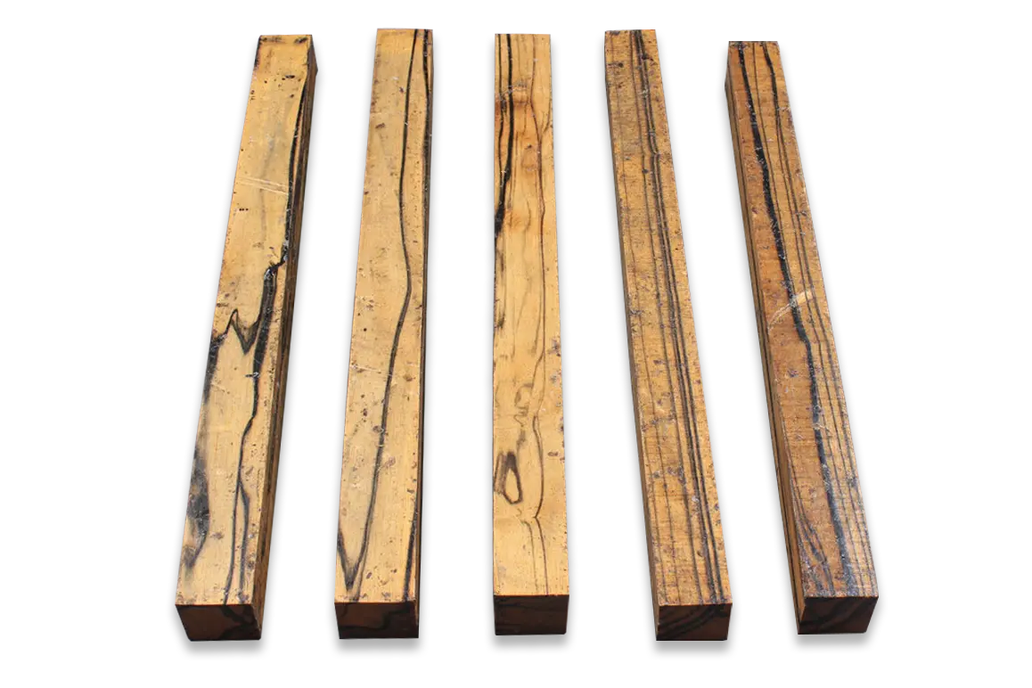 black & white ebony  pale moon wood square WOODS CUES