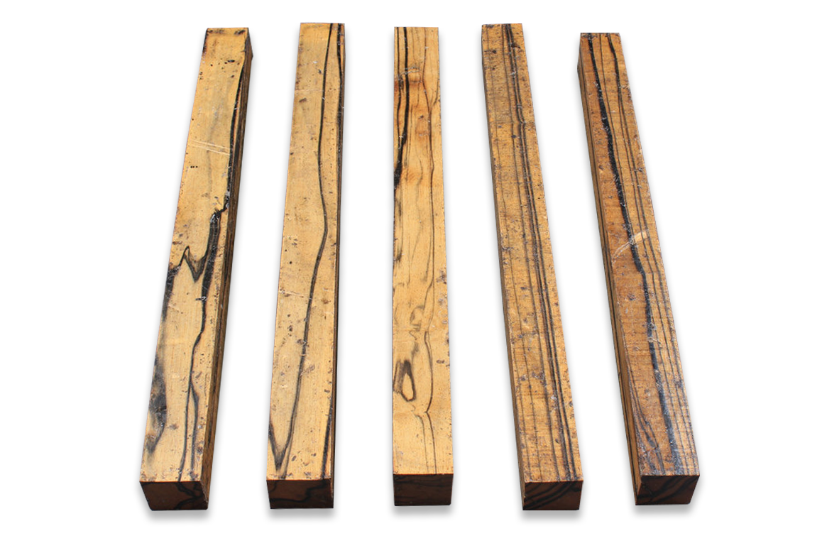 black & white ebony  pale moon wood square
