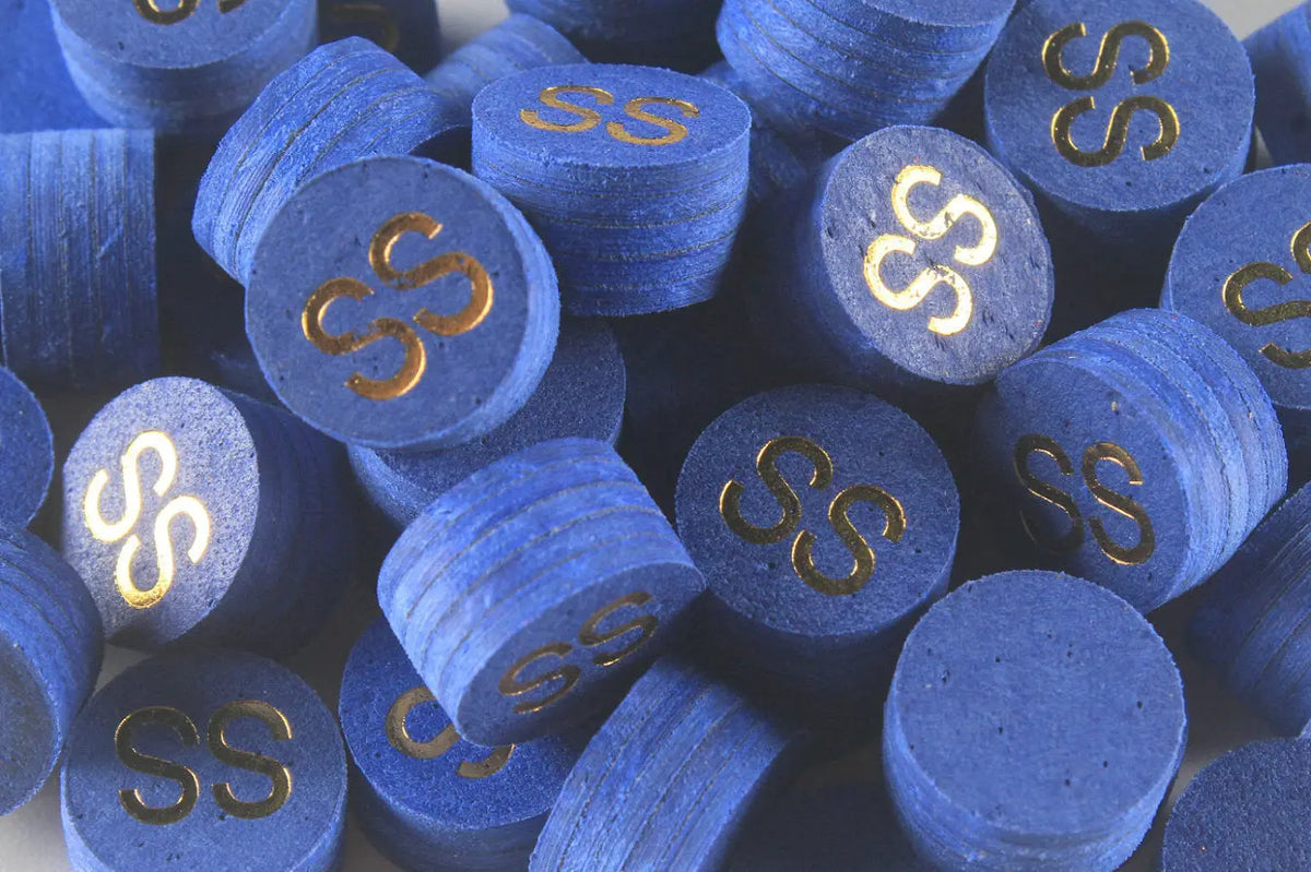 11 mm woods cues tips pig skin layered tips