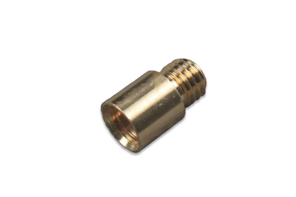 brass fitting joint for cue rest heads WOODS CUES