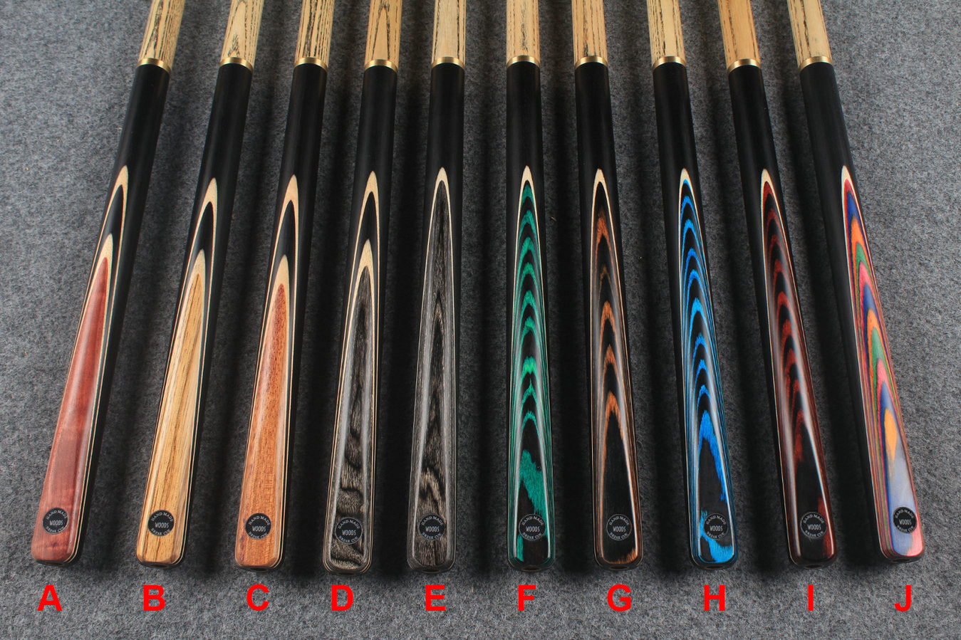 30 x 3/4 ASH ENGLISH 8 BALL POOL BREAK CUES WITH 11 mm tip WOODS CUES