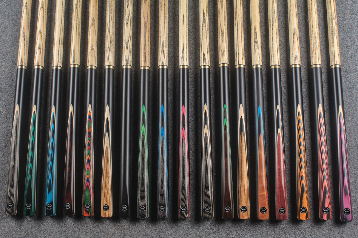 3/4 ASH 57''/58''  BREAK CUE  11 mm/ 11.3 mm/ 12 mm tip WOODS CUES