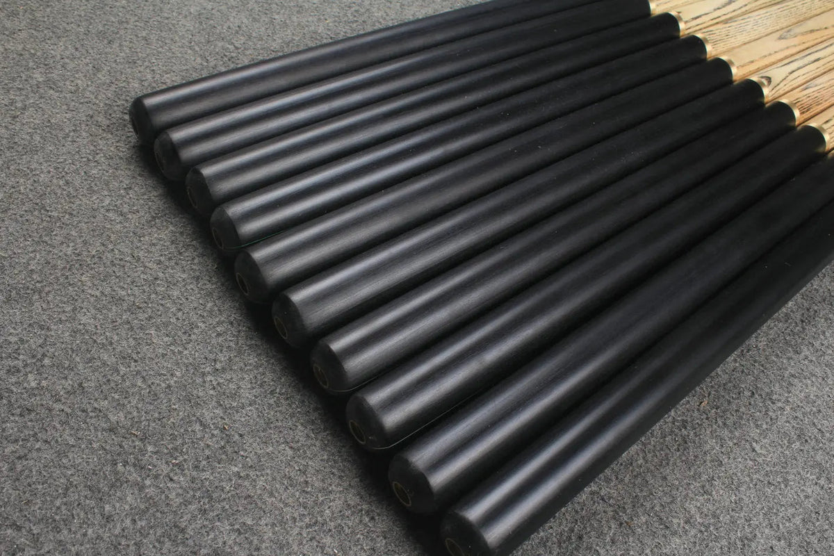 30 x 3/4 ASH ENGLISH 8 BALL POOL BREAK CUES WITH 11 mm tip WOODS CUES
