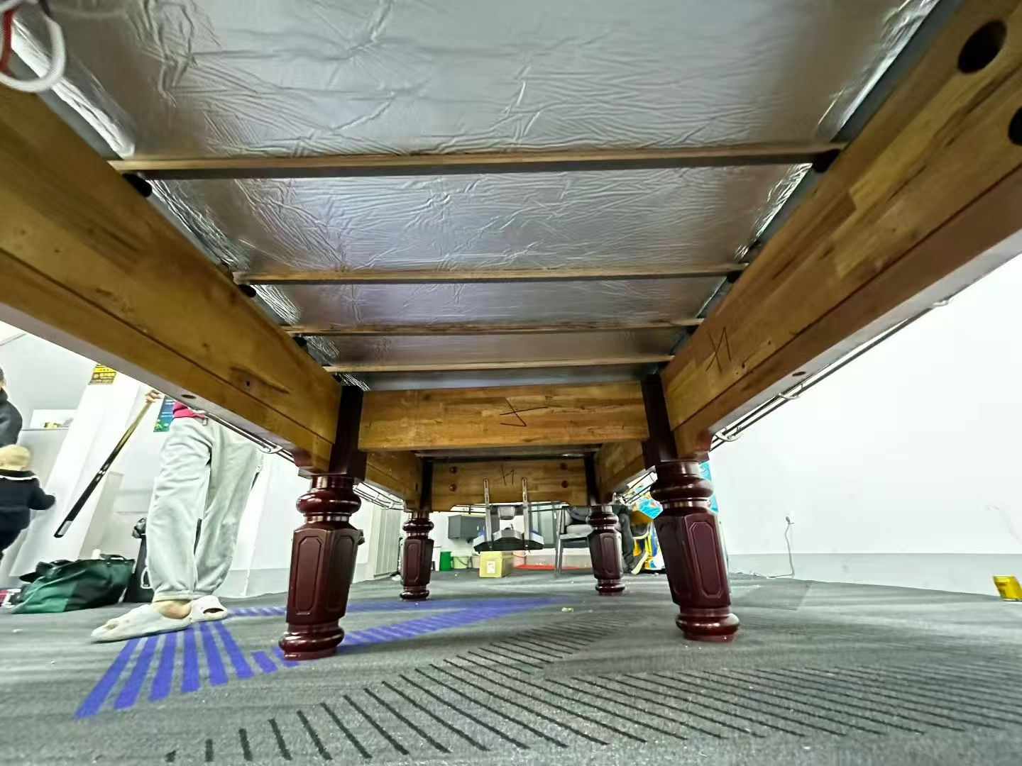 Custom-Made Snooker Table Heater System | Moisture-Proof Thermostat WOODS CUES