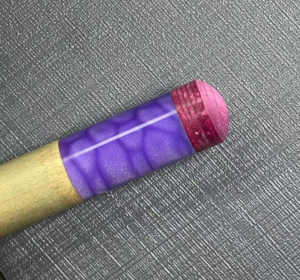 Colorful Ferrule Juma Zuma Dragon scale Carom Billiard Pool Cue 14 X25mm WOODS CUES