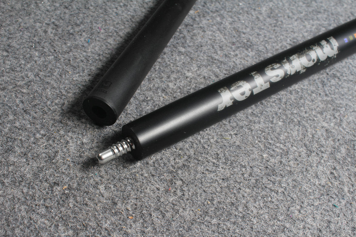 3/4 joint carbon fiber shaft chinese 8 ball pool cue little monster