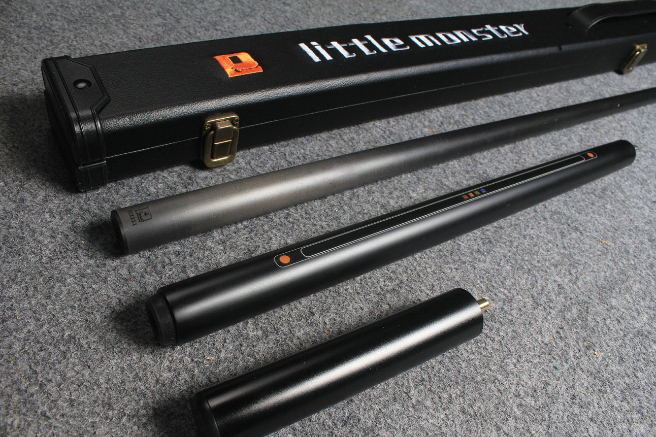 3/4 joint carbon fiber shaft chinese 8 ball pool cue little monster
