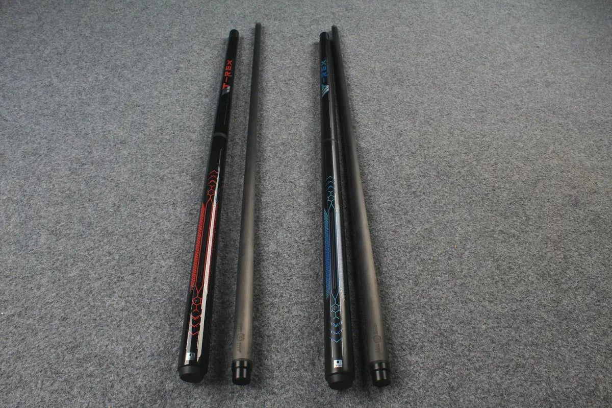 3 Piece Carbon Fiber Shaft  Billiards Cue Punch&Jump  Cue Stick 56" little monster