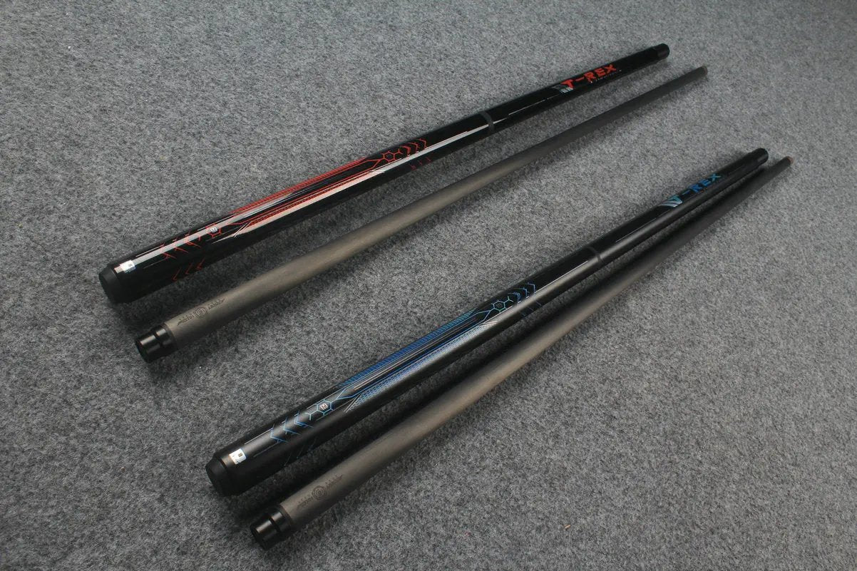 3 Piece Carbon Fiber Shaft  Billiards Cue Punch&Jump  Cue Stick 56" little monster