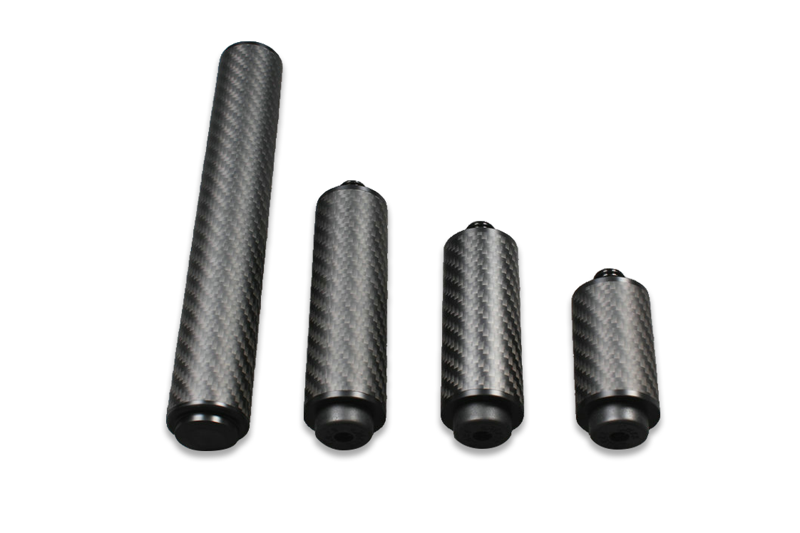 carbon fiber extension 2", 3”, 4", 8" extender fits on mezz cues