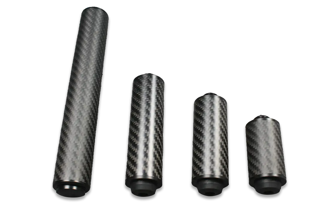 carbon fiber extension 2&quot;, 3”, 4&quot;, 8&quot; extender fits on p3 cues