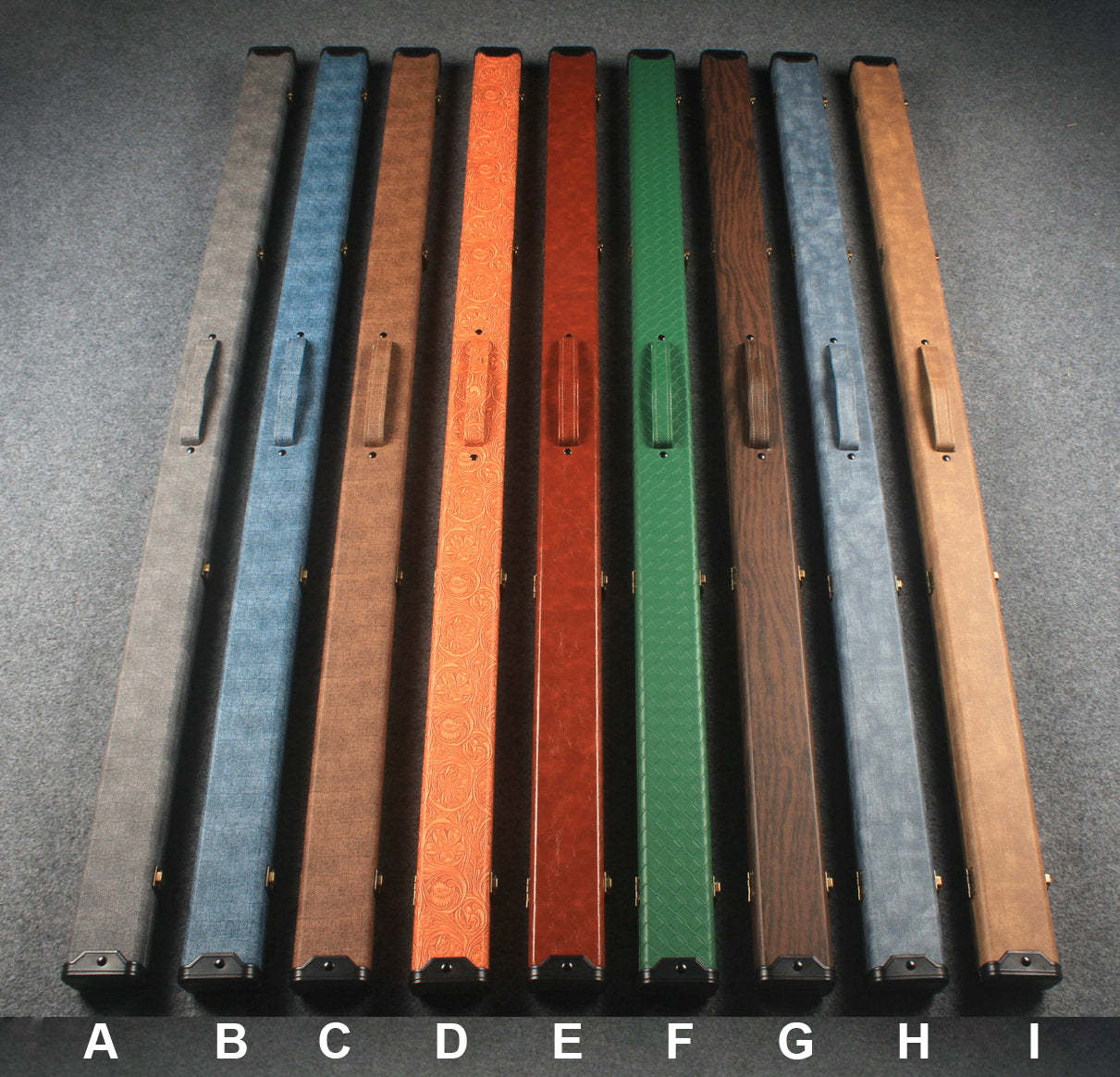 CHEVRONS+ 1 piece ash snooker cue 8 x points butt #5538- #5543