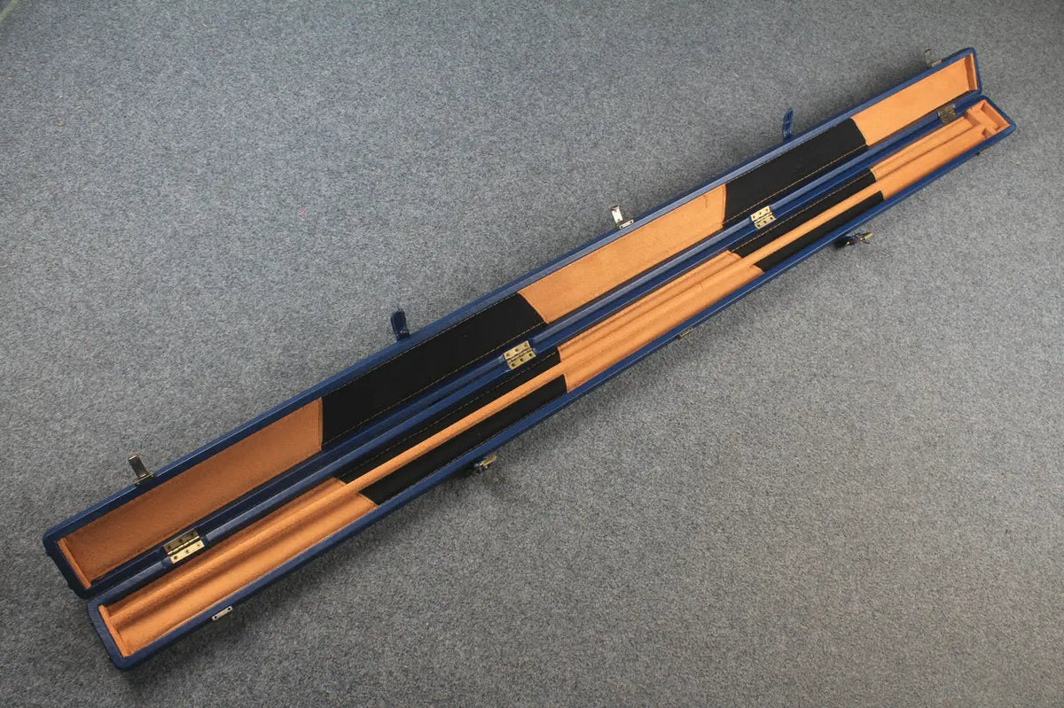 1 piece  leather snooker cue case with 2 slots WOODS CUES