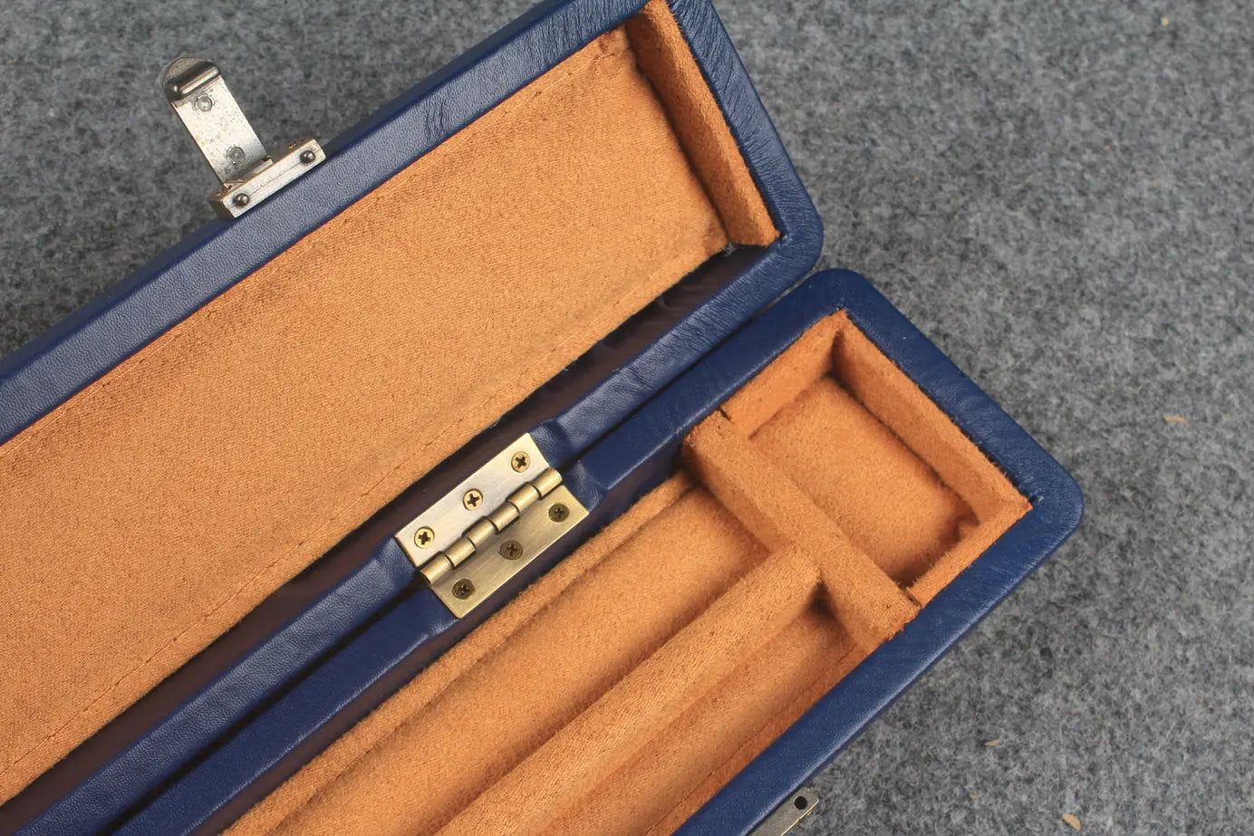 1 piece  leather snooker cue case with 2 slots WOODS CUES