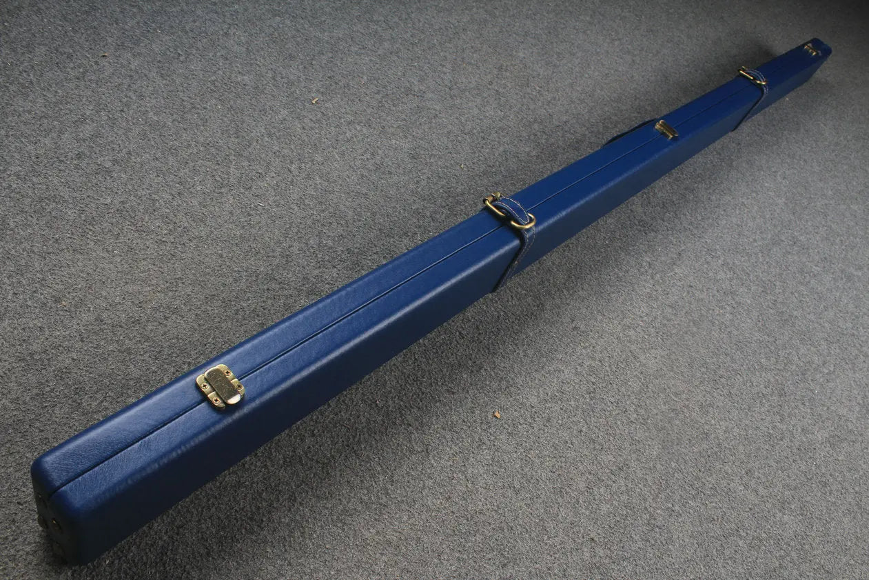 1 piece  leather snooker cue case with 2 slots WOODS CUES