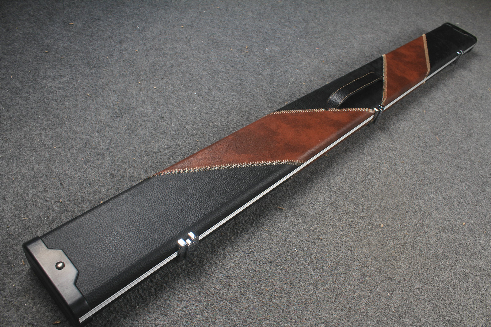 3/4 snooker cue aluminium case with 3 slots