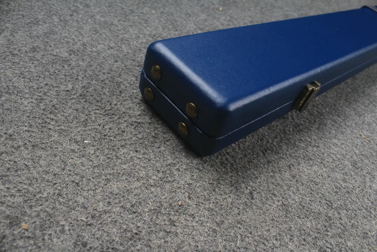 1 piece  leather snooker cue case with 2 slots WOODS CUES