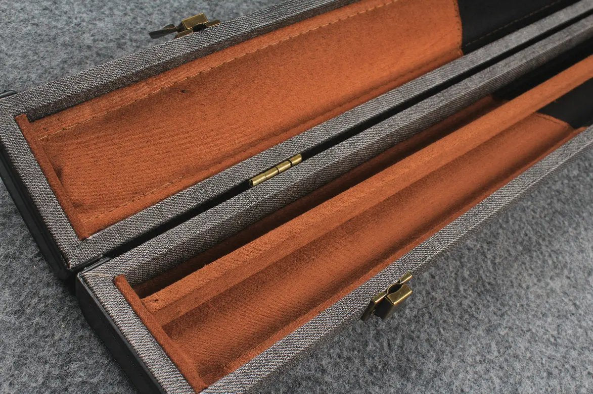 1 piece  snooker cue case with 2 slots WOODS CUES