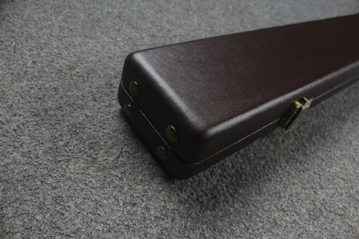 1 piece  leather snooker cue case with 2 slots WOODS CUES