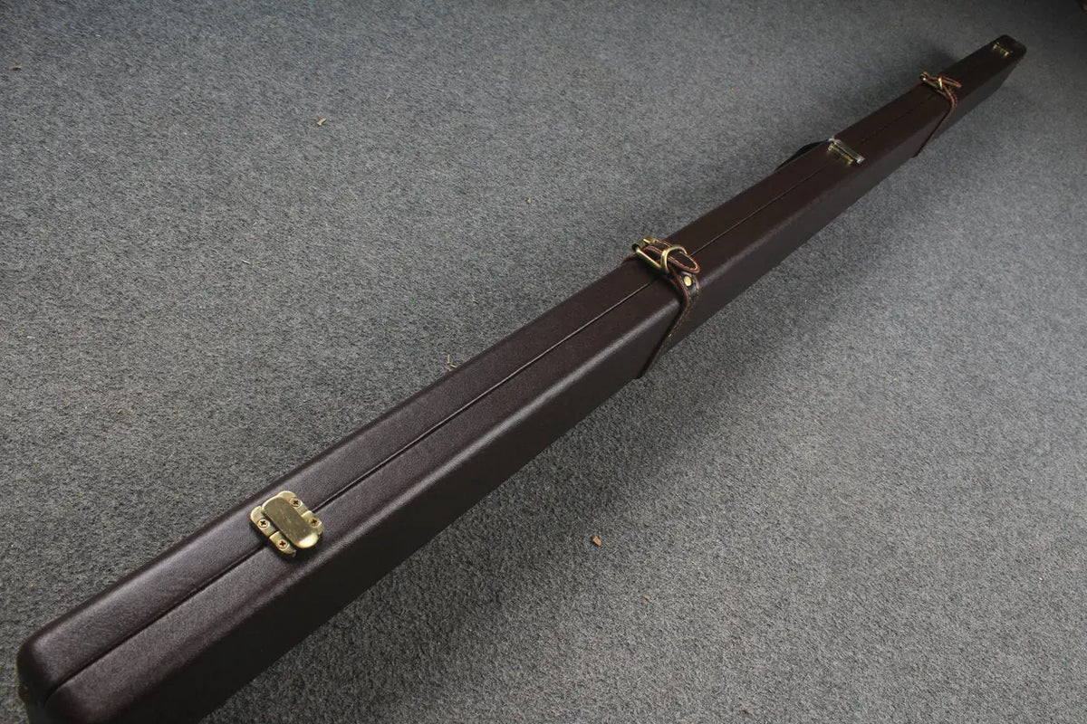 1 piece  leather snooker cue case with 2 slots WOODS CUES