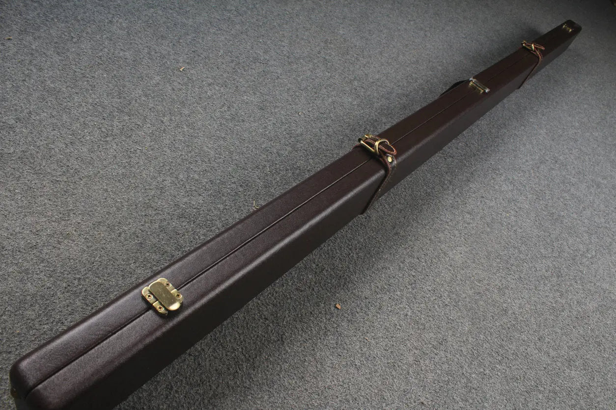 1 piece  leather snooker cue case with 2 slots WOODS CUES