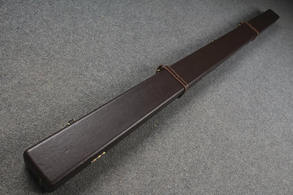 1 piece  leather snooker cue case with 2 slots WOODS CUES