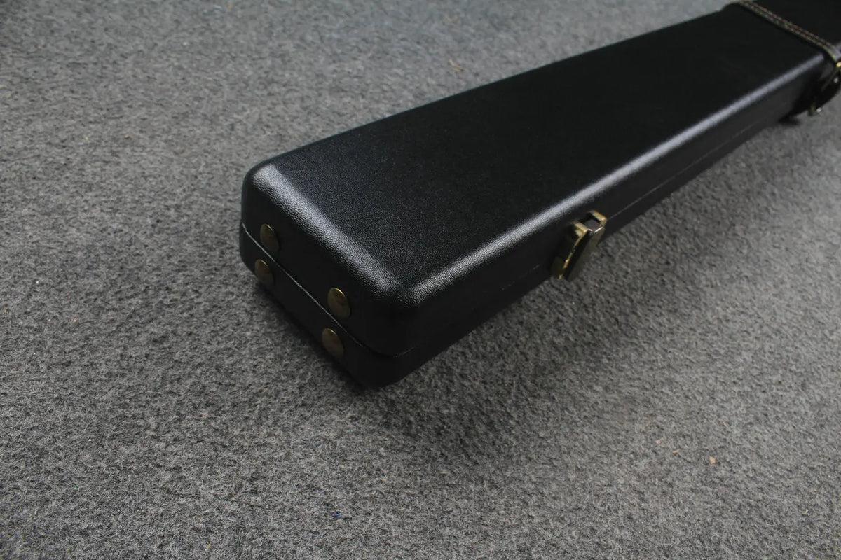 1 piece  leather snooker cue case with 2 slots WOODS CUES