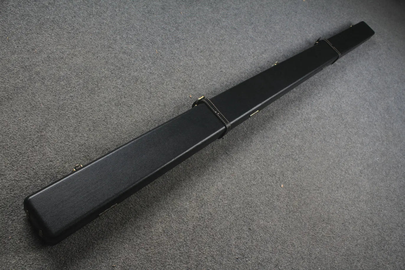 1 piece  leather snooker cue case with 2 slots WOODS CUES