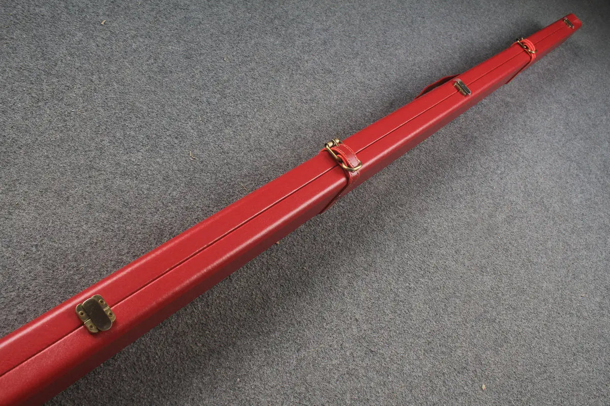 1 piece  leather snooker cue case with 2 slots WOODS CUES