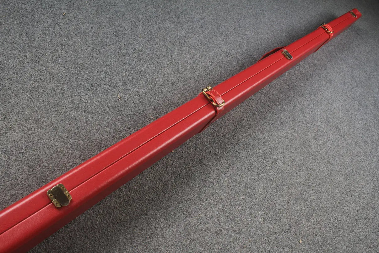 1 piece  leather snooker cue case with 2 slots WOODS CUES