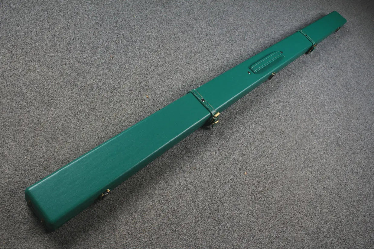 1 piece  leather snooker cue case with 2 slots WOODS CUES