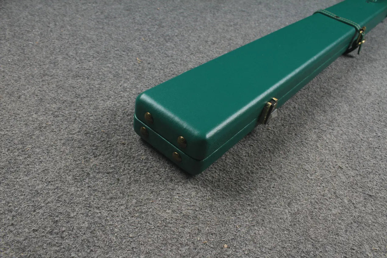 1 piece  leather snooker cue case with 2 slots WOODS CUES