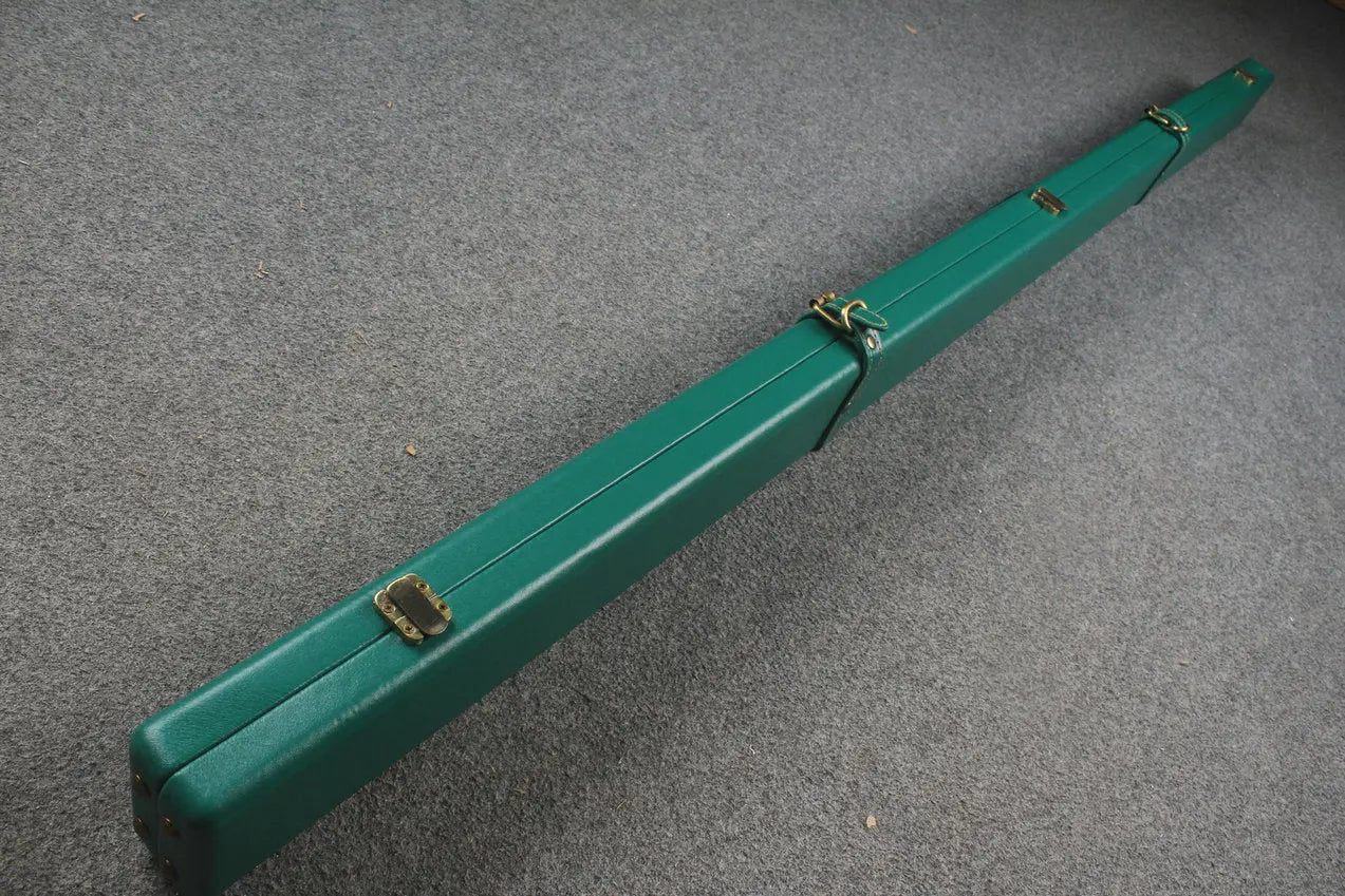 1 piece  leather snooker cue case with 2 slots WOODS CUES